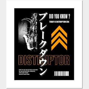 Distruptor Posters and Art